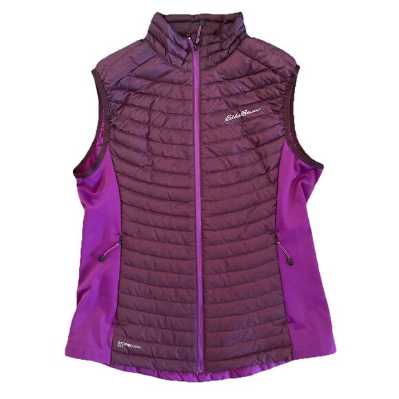 Eddie Bauer Jackets & Blazers - Eddie Bauer First Ascent Womens Size Small Down 800 Stormdown Purple Puffer Vest